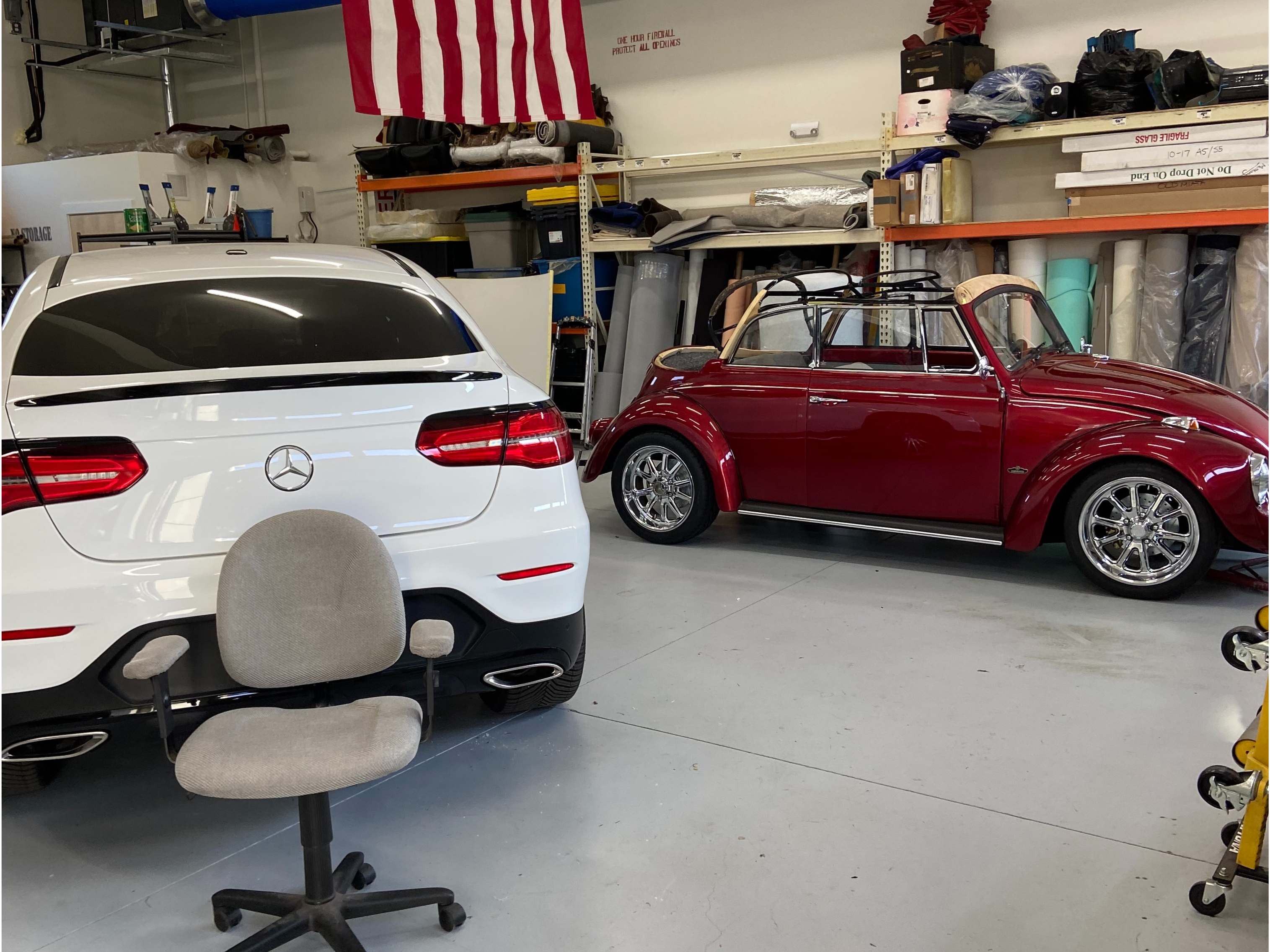 Two Cars in The Garage